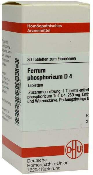 Dhu Ferrum Phosphoricum D4 80 Tabletten