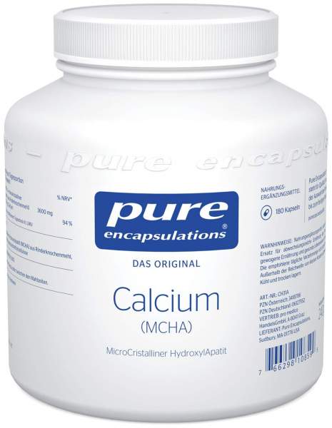 Pure Encapsulations Calcium Mcha 180 Kapseln