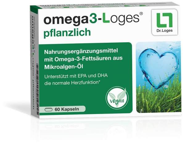 Omega3-Loges Pflanzlich 60 Kapseln