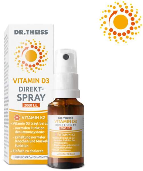 Dr.Theiss Vitamin D3 Direkt-Spray 20 ml