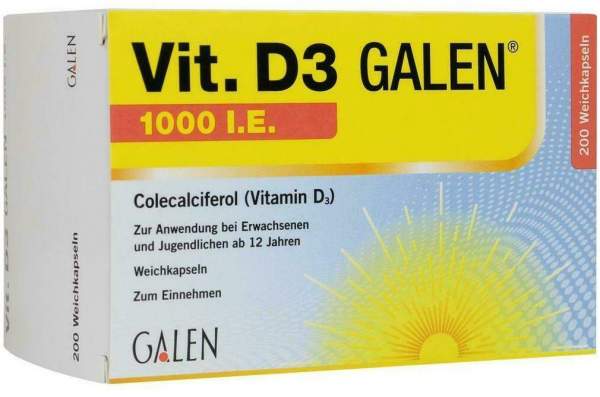 Vit. D3 Galen 1000 I.E. Weichkapseln