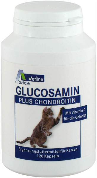 Glucosamin Chondroitin Kapseln für Katzen 120 Stück