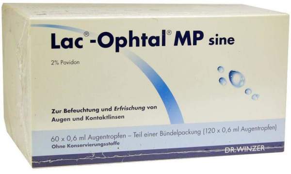 Lac Ophtal Mp Sine 120 X 0,6 ml Augentropfen