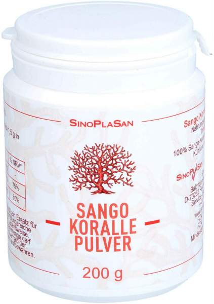 Sango Koralle Naturrein Pulver 200g