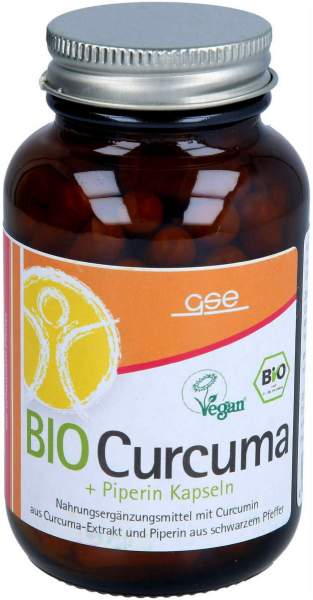 GSE Bio Curcuma+Piperin Kapseln 90 Stück