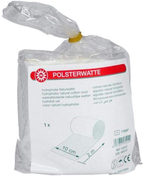 Polsterwatte Gerollt 2mx10cm