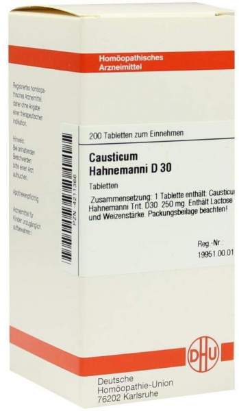 Causticum Hahnemanni D 30 200 Tabletten