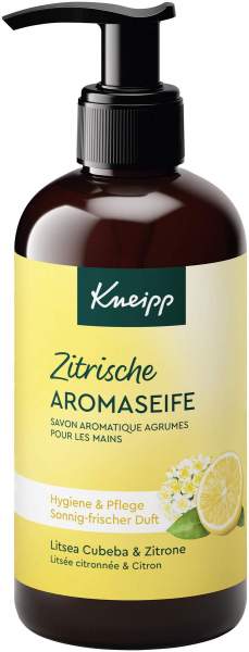 Kneipp zitrische Aromaseife Litsea Cubeba &amp; Zitrone 250 ml