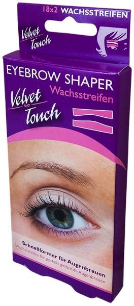 Velvet Touch Eyebrow Shaper Wachsstreifen Augenbrauen Entfernen