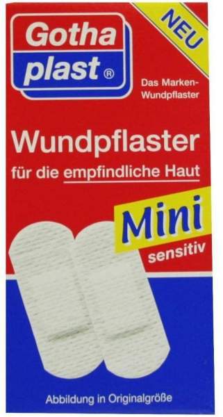 Gothaplast Mini Wundpflaster Sensitiv 4 X 1,7 cm 20 Pflaster