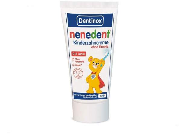 Nenedent Kinderzahncreme ohne Fluorid 0-6 Jahre 50 ml