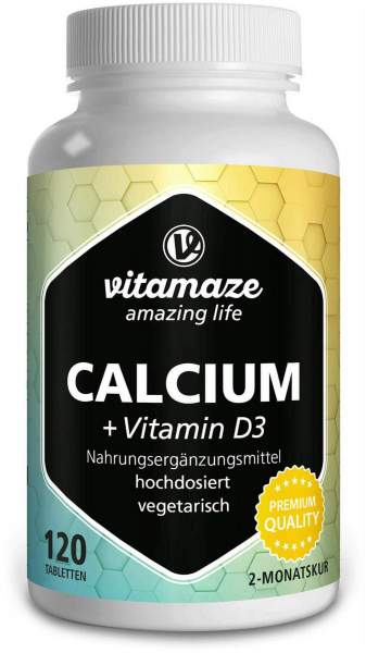 Calcium D3 600 mg-400 I.E. vegetarisch Tabletten 120 Stück