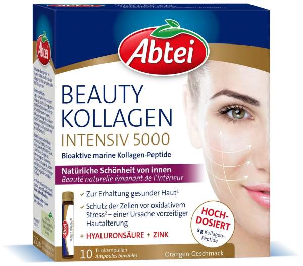 Abtei Beauty Kollagen Intensiv 5000 10 X 25 ml Trinkampullen