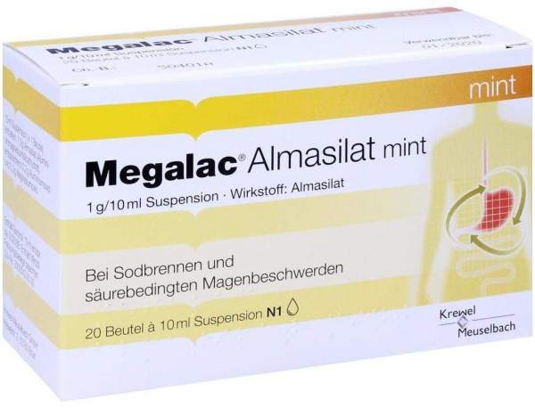 Megalac Almasilat Mint 20 X 10 ml