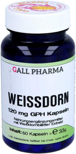 Weissdorn 120 mg Gph 60 Kapseln