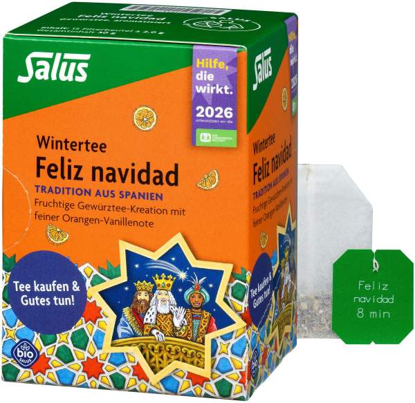 Salus Feliz navidad Bio Filterbeutel 15 Stück