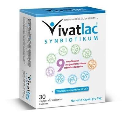 Vivatlac Synbiotikum 30 Magensaftresistente Kapseln