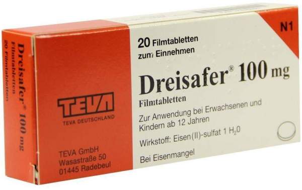 Dreisafer 100 mg 20 Filmtabletten