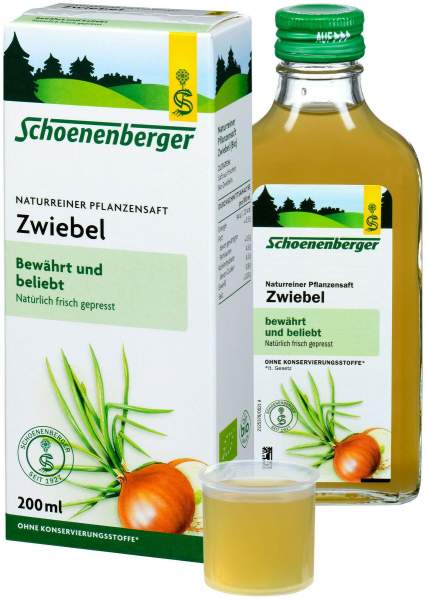 Zwiebelsaft Naturrein Schoenenberger 200 ml