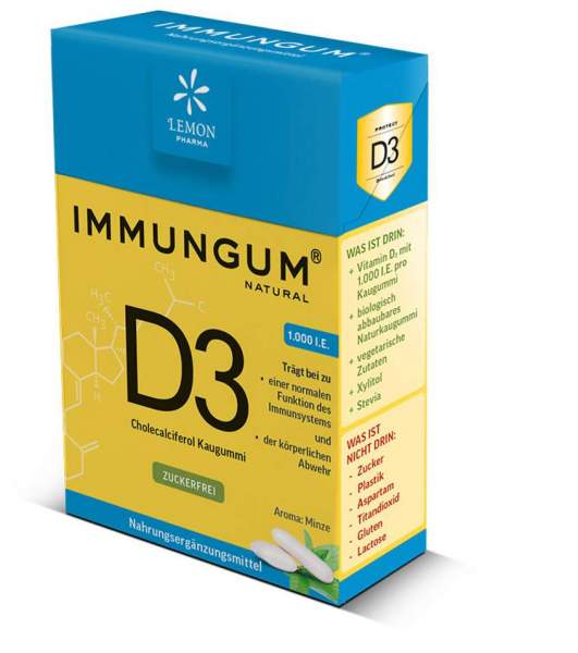 Lemon Pharma Vitamin D3 Immungum Kaugummi