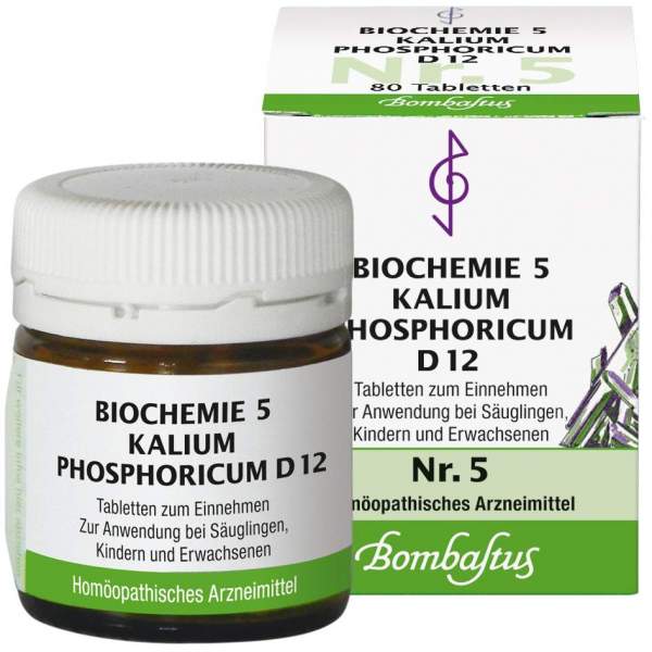 Biochemie Bombastus 5 Kalium Phosphoricum D 12 80 Tabletten