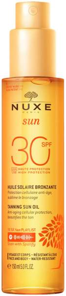 NUXE Sun Sonnenöl Gesicht &amp; Körper LSF 30 150 ml