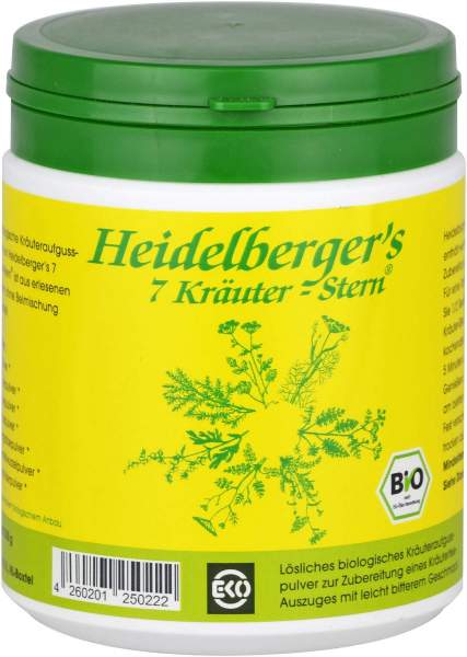 Bio Heidelbergers 7 Kräuter Stern Tee 250 G