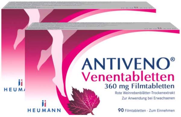 Antiveno Venentabletten 360 mg 2 x 90 Filmtabletten
