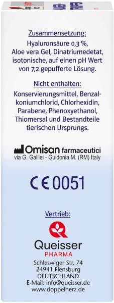 Doppelherz System Augentropfen Hyaluron 0,3% + Aloe Vera 10 ml kaufen |  Volksversand Versandapotheke