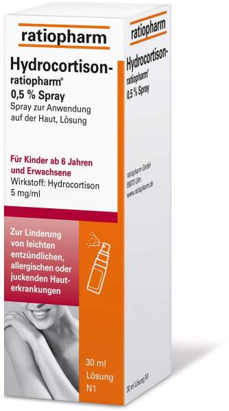 Hydrocortison-Ratiopharm 0,5% 30 ml Spray