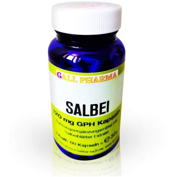Salbei 120 mg Gph Kapseln 60 Kapseln