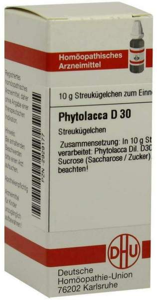Dhu Phytolacca D30 10 G Globuli