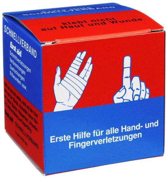 First Aid 9,1mx5cm Schnellverband