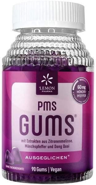 Lemon Pharma Pms Gums Kirschgeschmack 90 Stück
