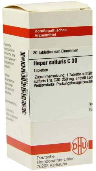 DHU Hepar sulfuris C30 Tabletten