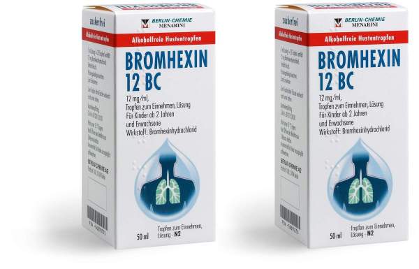 Bromhexin 12 BC Tropfen 2 x 50 ml