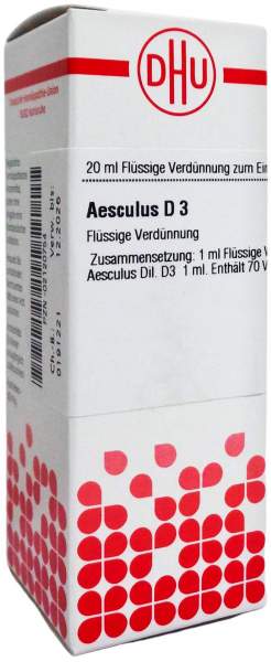 Aesculus D 3 20 ml Dilution
