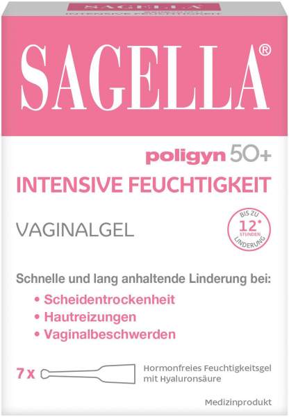 Sagella poligyn 50+ intensive Feuchtigkeit 7 x 4 ml Gel