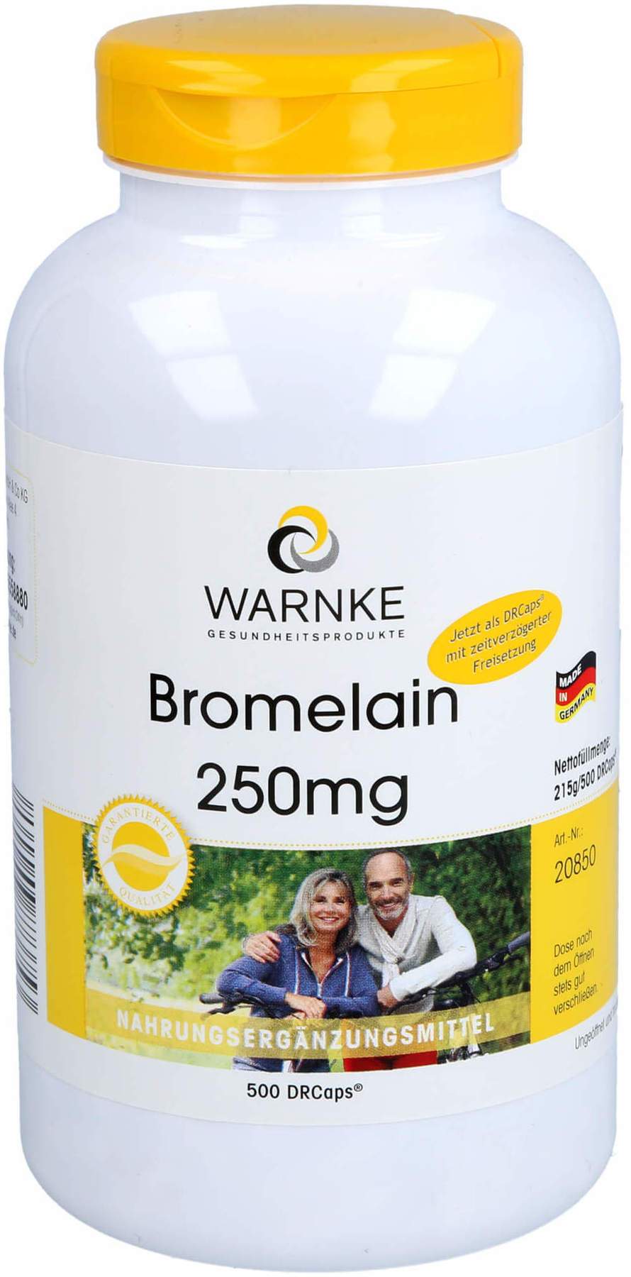Bromelain 250 mg 500 Magensaftresistente Kapseln kaufen Volksversand