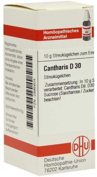 DHU Cantharis D30 10 g Globuli
