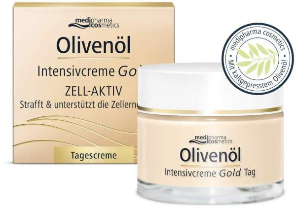medipharma cosmetics Olivenöl Intensivcreme Gold Zell Aktiv Tagespflege 50 ml