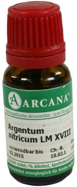 Argentum Nitricum Lm 18 Dilution 10 ml