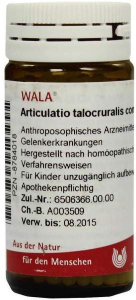 Wala Articulatio talocruralis comp. 20 g Globuli