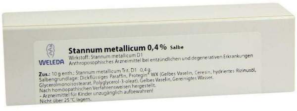 Weleda Stannum Metallicum 0,4% Salbe 25 G