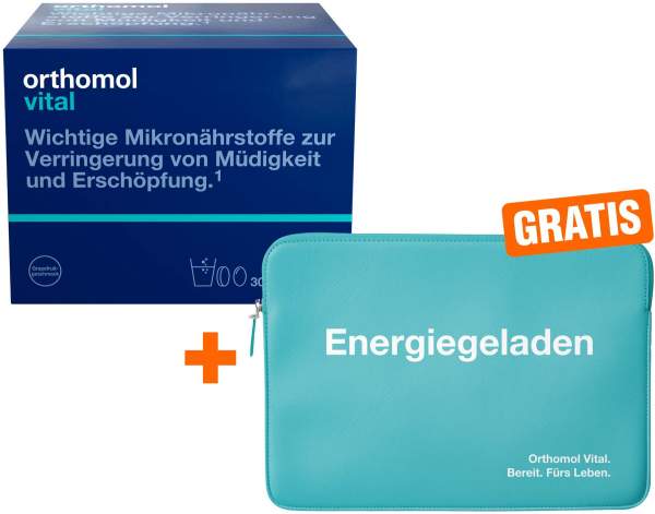 Orthomol Vital 30 Tagesportionen Grapefruit 1 Kombipackung + gratis Laptop-Tasche 1 Stück