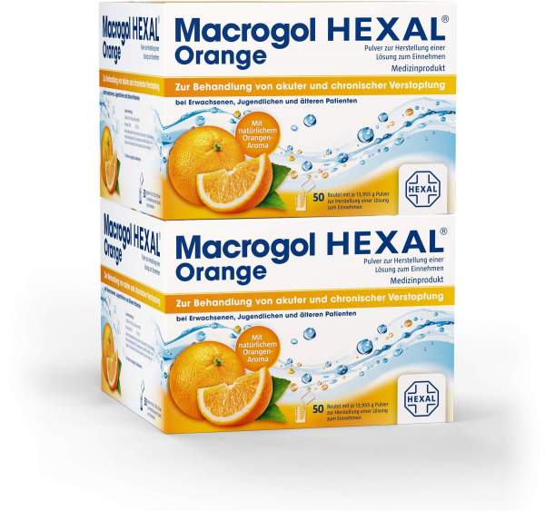 Macrogol Hexal Orange 100 Beutel
