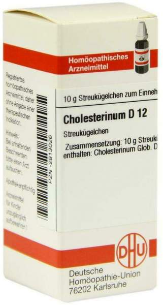 Dhu Cholesterinum D12 10 G Globuli