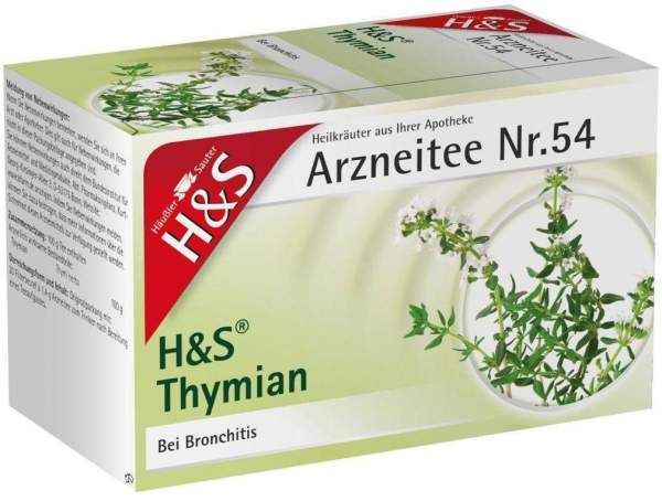 H&amp;S Thymian 20 Filterbeutel