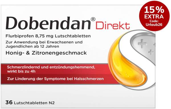 Dobendan Direkt Flurbiprofen 36 Lutschtabletten