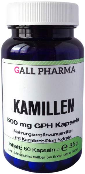 Kamillen 500 mg GPH Kapseln 60 Stück